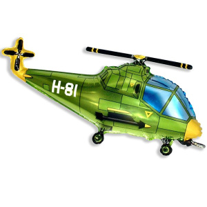 картинка FM 14 Мини Фигура Вертолет зеленый от магазина Шар-Хан