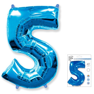 FM 40 Цифра "5" синий в упаковке