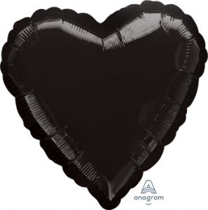 картинка AN 18 Сердце Черный от магазина Шар-Хан