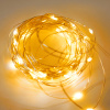 Светодиодная гирлянда "Роса" на батарейках / 30 теплых белых led, 3 м 