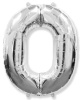 FM 40 Цифра "0" серебро