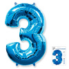 FM 40 Цифра "3" синий в упаковке