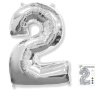 FM 40 Цифра "2" серебро в упаковке