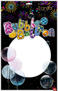 FL 18 Сфера 3D, Deco Bubble с широким горлышком (черная упаковка), Прозрачный, 1 шт.