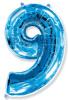 FM 40 Цифра "9" синий