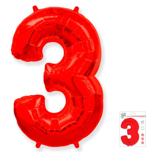 FM 40 Цифра "3" красный в упаковке
