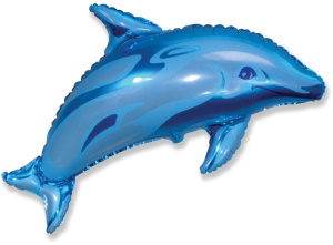 картинка FM 37 Фигура Дельфинчик (синий) от магазина Шар-Хан