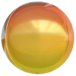FL 24 Сфера 3D, Оранжевый/Желтый, Градиент, 1 шт.