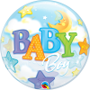 Q 22 BUBBLE Луна и Звезды мальчик