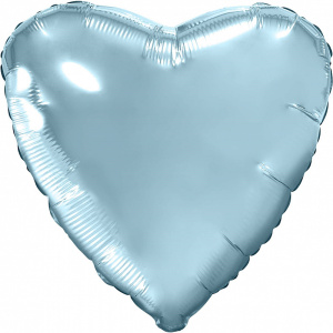 картинка Ag 19 Сердце Нежно-голубой от магазина Шар-Хан