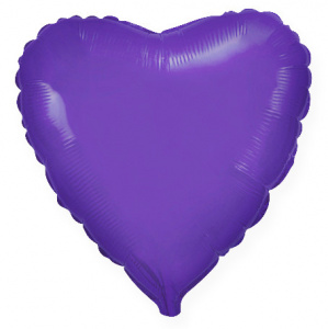 картинка FM 9 Сердце Фиолетовый от магазина Шар-Хан