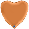 GR 18 Сердце Карамель сатин 