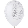 GM 14" Мрамор Белый Серебро, White/Marble, Пастель, 1 шт.