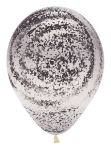 S 12 Граффити, Мраморный узор, Прозрачный (390), кристалл, 1 шт.