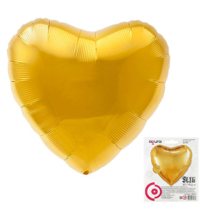 картинка Ag 30 Сердце Золото в упаковке от магазина Шар-Хан