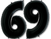 GR 40 Цифра 6/9 Черный в упаковке