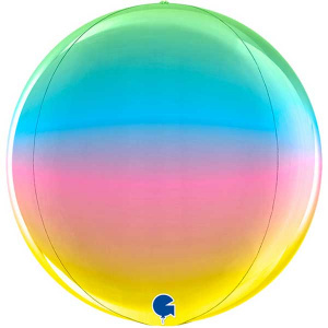 картинка GR 18 3D Сфера, Радужный, Градиент от магазина Шар-Хан