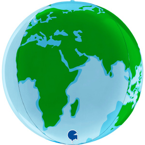 картинка GR 18 Сфера 3D, Планета Земля, 1 шт. от магазина Шар-Хан