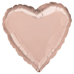 картинка Ag 19 Сердце Розовое золото от магазина Шар-Хан