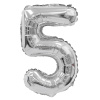 FL 14 Цифра "5" серебро в упаковке