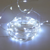 Светодиодная гирлянда "Роса" на батарейках / 30  белых led, 3 м 