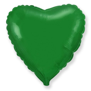 картинка FM 18 Сердце Зеленый от магазина Шар-Хан