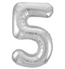 Ag 40 Цифра "5" Серебро Slim в упаковке