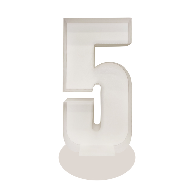 Каркас для аэромозайки Цифра "5"
