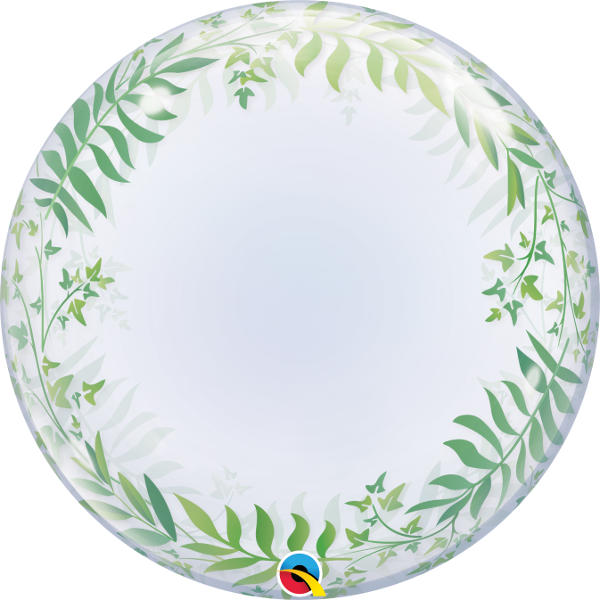 Q 24 BUBBLE DECO Листья зеленые