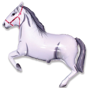 картинка FM 42 Фигура Лошадь (белая) от магазина Шар-Хан