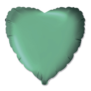 FM 18 Сердце Сатин Зеленый 