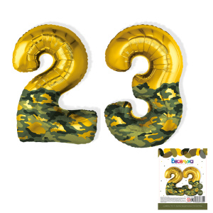 Ag 32 Цифра "23" С Днем Защитника Отечества в упаковке
