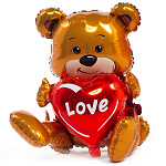 FL ХФ LOVE Мишка с сердцем в упаковке