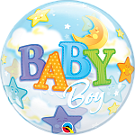 Q 22 BUBBLE Луна и Звезды мальчик