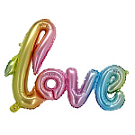 FL 41 Фигура Надпись "Love", Радужная