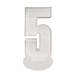 Каркас для аэромозайки Цифра "5"