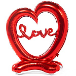 FL ХФ Сердце с надписью LOVE в упаковке